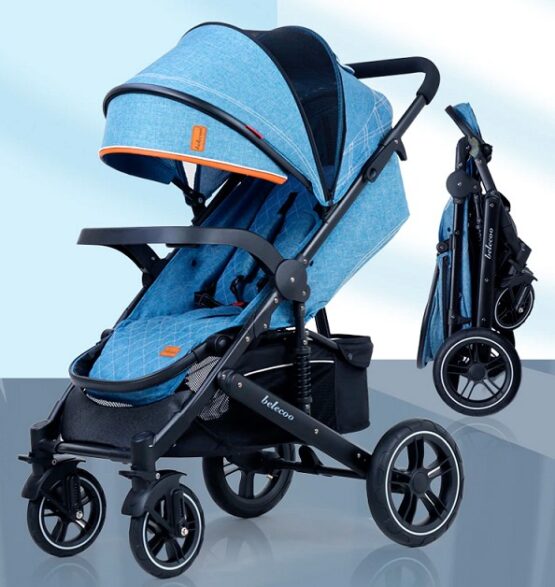 Прогулочная коляска Belecoo для детей от 0 до 3 лет (blue)