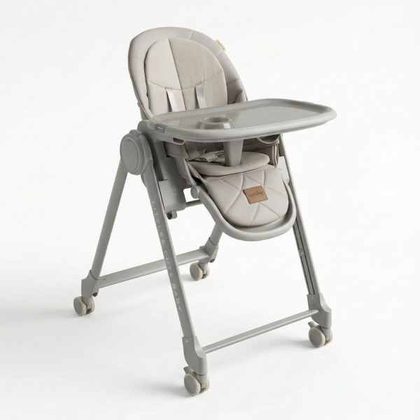 Կերակրաթոռ էկո կաշվից (Grey)