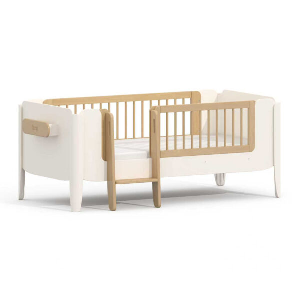 Кровать Boori Yarra Guarded Single Bed из европейского бука и австралийской араукарии (Soft white with Beech)